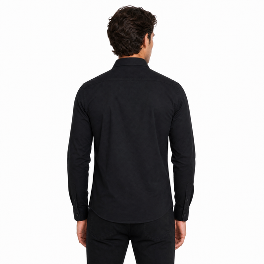 Premium Black Linen Shirt